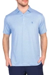 Tailorbyrd Golf Tees Print Performance Polo In Blue