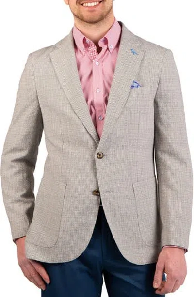 Tailorbyrd Mini Melange Check Sport Coat In Neutral