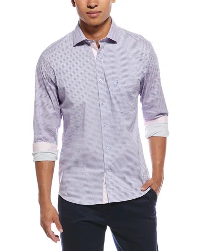 Tailorbyrd Mini Retro Print Shirt In Multi