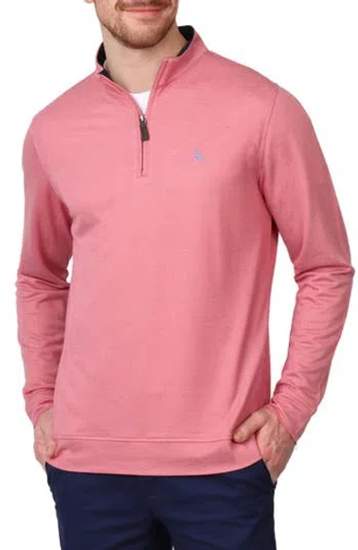 Tailorbyrd Modal Blend Quarter Zip Polo