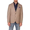 Tailorbyrd Modern Fit Heathered Micro Check Sport Coat Glen Plaid Sport Coat In Brown