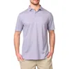 Tailorbyrd Modern Fit Stripe Piqué Polo In Navy