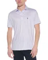 Tailorbyrd Multi Dots Performance Polo Shirt In White