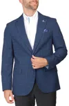 Tailorbyrd Broken Check Sport Coat In Blue