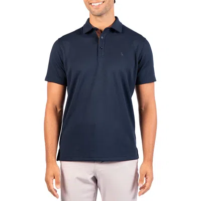 Tailorbyrd Ottoman Performance Polo In Navy