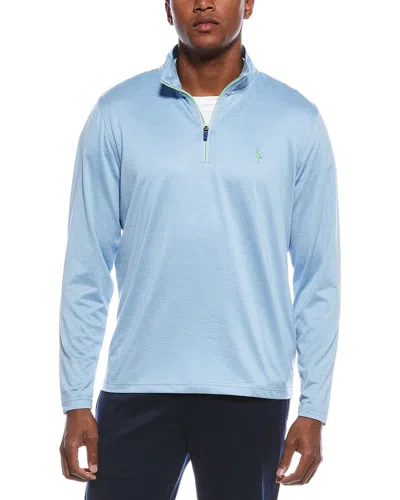 Tailorbyrd Perforated Mesh Performance 1/4-zip Pullover