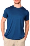 Tailorbyrd Performance Crewneck T-shirt In Navy