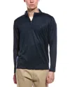 Tailorbyrd Performance Mesh 1/4-zip In Blue