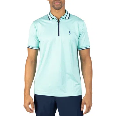 Tailorbyrd Performance Mesh Polo In Green