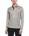 Tailorbyrd Performance Mesh Polo Shirt In Gray