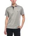 Tailorbyrd Performance Mesh Polo Shirt In Gray