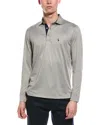 Tailorbyrd Performance Mesh Polo Shirt In Gray