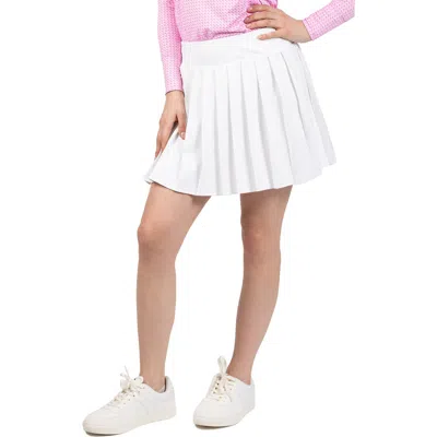 Tailorbyrd Pleated Performance Skort In Multi