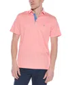 Tailorbyrd Solid Polo In Red