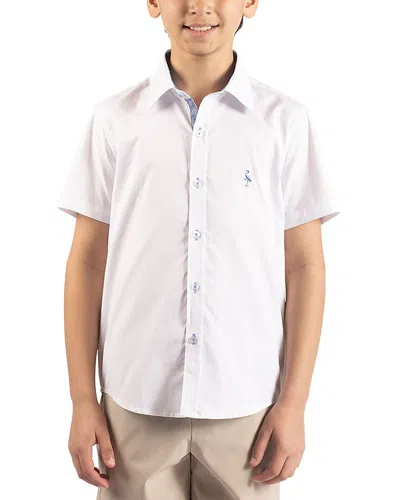 Tailorbyrd Kids' Polo Shirt In White