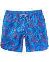 Tailorbyrd Printed Swim Short In Blue