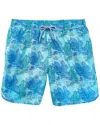 Tailorbyrd Printed Swim Short In Blue