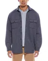 Tailorbyrd Quilted Sweater Shirt In Animal Print
