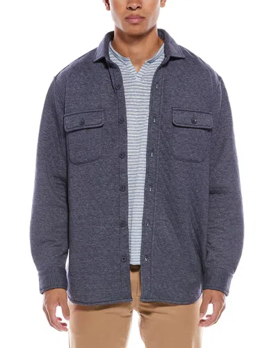 Tailorbyrd Quilted Sweater Shirt In Animal Print