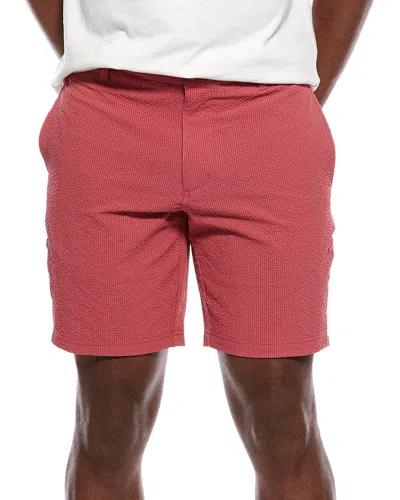 Tailorbyrd Seersucker Short In Brown