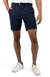 Tailorbyrd Stretch Cotton Performance Shorts In Blue