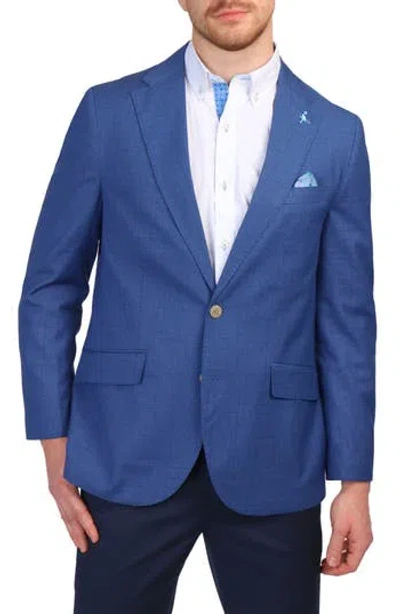 Tailorbyrd Shadow Windowpane Sport Coat In Blue