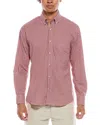 Tailorbyrd Signature Gingham Shirt In Pink