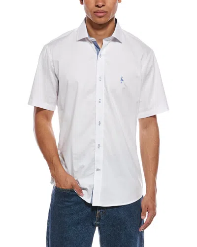 Tailorbyrd Signature Oxford Shirt In White