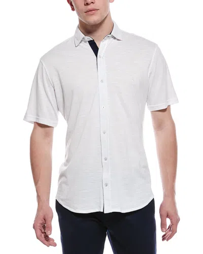Tailorbyrd Slub Pique Shirt In Multi