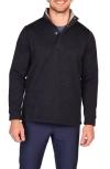 Tailorbyrd Snap Placket Knit Pullover In Blue