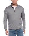 Tailorbyrd Solid 1/4-zip Pullover In Gray