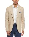 Tailorbyrd Solid Linen-blend Sportcoat In Neutral