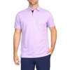 Tailorbyrd Solid Modal Blend Polo In Lilac