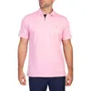 Tailorbyrd Solid Modal Blend Polo In Lt Pink