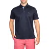 Tailorbyrd Solid Modal Blend Polo In Navy