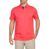 Tailorbyrd Solid Modal Blend Polo In Sunwashed Red