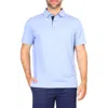 Tailorbyrd Solid Modal Polo In Oxford Blue