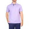 Tailorbyrd Solid Modal Polo In Purple