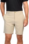Tailorbyrd Solid Performance Shorts In Khaki