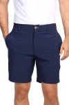 Tailorbyrd Solid Performance Shorts In Navy