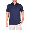 Tailorbyrd Solid Polo In Navy