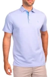 Tailorbyrd Solid Polo In Peri Blue