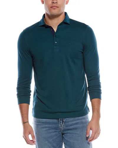 Tailorbyrd Solid Polo Shirt In Green