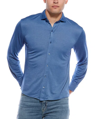 Tailorbyrd Solid Shirt In Blue