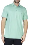 Tailorbyrd Tonal Melange Performance Polo In Multi