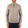 Tailorbyrd Stonewashed Quarter Zip Pullover In Gray