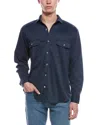 Tailorbyrd Super Soft Sweater Shirt In Blue