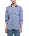 Tailorbyrd Super Soft Sweater Shirt In Blue