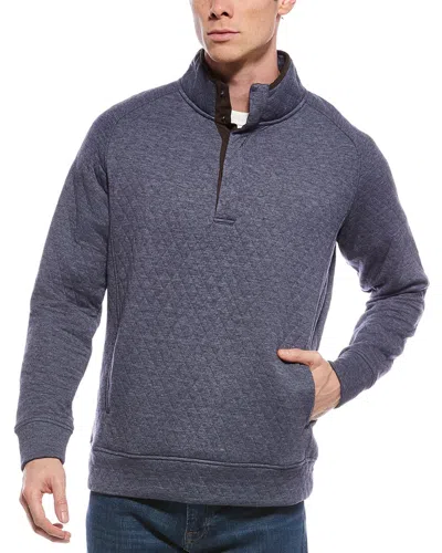 TAILORBYRD TAILORBRYD HIDDEN SNAP QUILTED PULLOVER