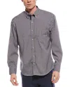 Tailorbyrd Tailorbryd Multi Check Printed Performance Shirt In Gray